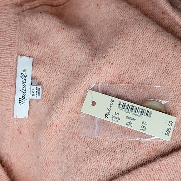 NWT Madewell Donegal Maysfield Cardigan Sweater, XXS - Picture 8 of 10